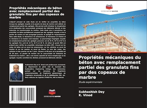 Propriétés mécaniques du béton avec remplacement partiel des granulats fins par des copeaux de marbre: Etude expérimentale
