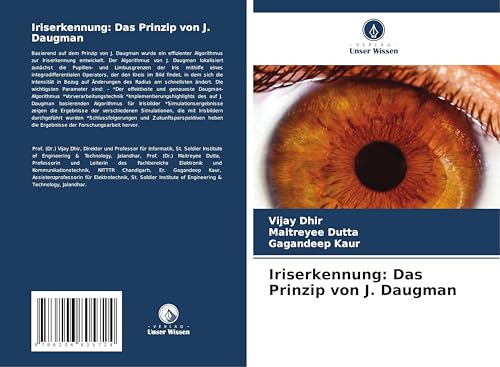 Iriserkennung: Das Prinzip von J. Daugman: DE von Verlag Unser Wissen