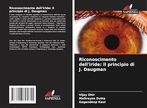 Riconoscimento dell'iride: il principio di J. Daugman von Edizioni Sapienza