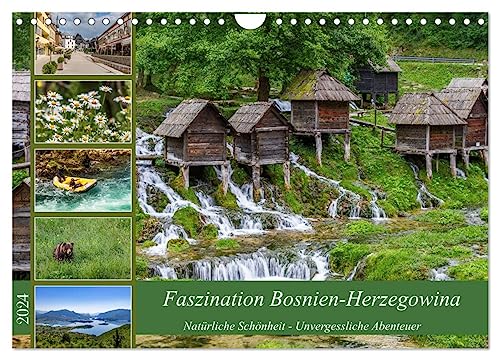 Faszination Bosnien-Herzegowina (Wandkalender 2024 DIN A4 quer), CALVENDO Monatskalender: Atemberaubende Natur in Bosnien-Herzegowina (CALVENDO Orte) von CALVENDO