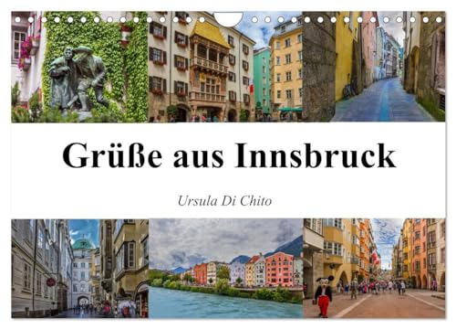 Grüße aus Innsbruck (Wandkalender 2025 DIN A4 quer), CALVENDO Monatskalender: Impressionen der historischen Altstadt Innsbruck von CALVENDO