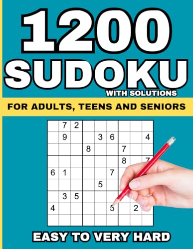 1200 SUDOKU: EASY TO VERY HARD von Independently published