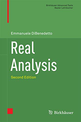 Real Analysis (Birkhäuser Advanced Texts Basler Lehrbücher)