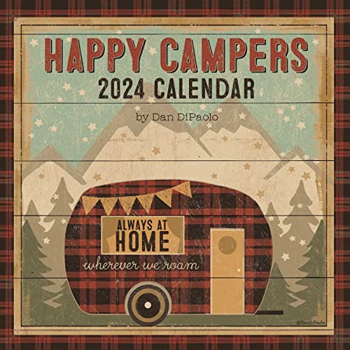 Happy Campers 2024 Wall Calendar