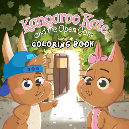 Kangaroo Kate And The Open Gate: Coloring Book von Amazon