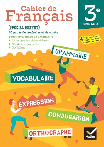 Cahier de Français 3e - Ed. 2024 - Cahier élève