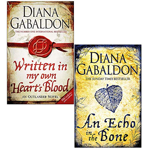 Outlander Series 2 Books Set By Diana Gabaldon (An Echo in the Bone, Written in My Own Heart's Blood)