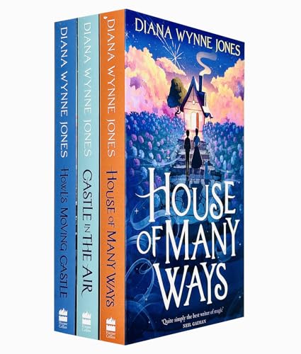 Land of Ingary Trilogy Howl's Moving Castle Complete Series 3 Books Collection Set (Howl's Moving Castle, Castle in the Air & House of Many Ways)
