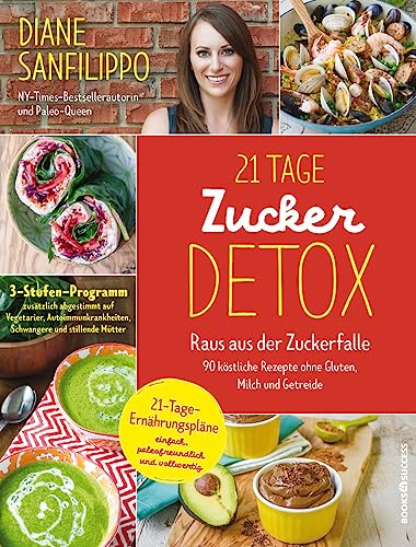 21-Tage-Zucker-Detox: Raus aus der Zuckerfalle – 90 köstliche Rezepte ohne Gluten, Milch und Getreide von BOOKS4SUCCESS