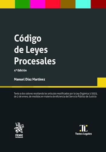 Código de Leyes Procesales 4ª Edición (Textos legales) von Editorial Tirant lo Blanch