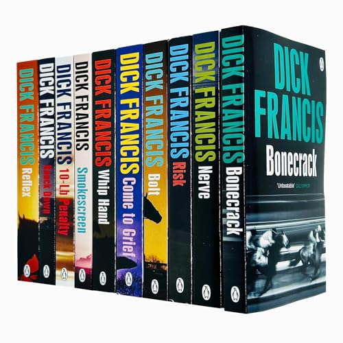 Dick Francis Collection 10 Books Set (Odds Against, For Kicks, In the Frame, Dead Cert, High Stakes, Enquiry, Forfeit & More)