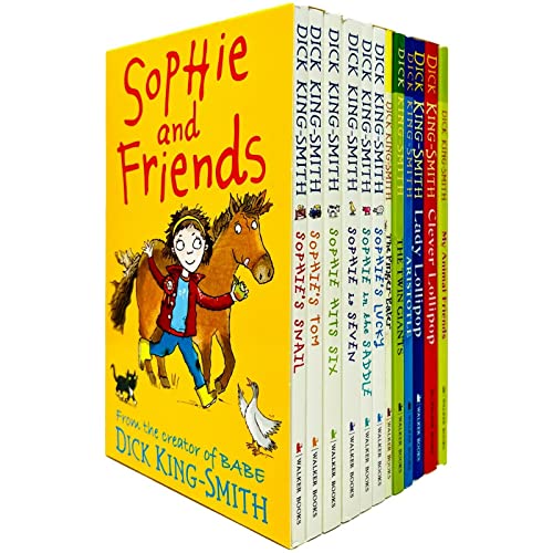 Sophie and Friends Series Books 1 - 12 Collection Box Set by Dick King-Smith (Sophie's Lucky, Sophie in the Saddle, Lady Lollipop, Twin Giants, Finger-Eater, Animal Friends & MORE!)
