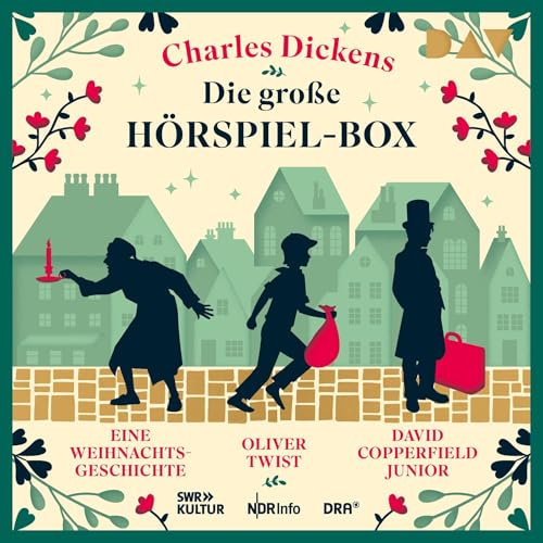 Die große Hörspiel-Box – Eine Weihnachtsgeschichte, Oliver Twist, David Copperfield Junior: Hörspiele mit Thorsten Hierse, Helmut Mooshammer, Leonard Steckel u.v.a. (4 CDs) von Der Audio Verlag