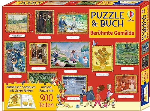 Puzzle & Buch: Berühmte Gemälde: Set aus 300-teiligem Puzzle und Begleitbuch zum Thema Kunst – ab 6 Jahren (Puzzle-und-Buch-Reihe)