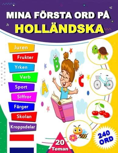 MINA FÖRSTA ORD PÅ HOLLÄNDSKA: Tvåspråkig bilderbok, ordbok för barn och nybörjare, lär dig grundläggande ordförråd i det dagliga livet på nederländska. von Independently published