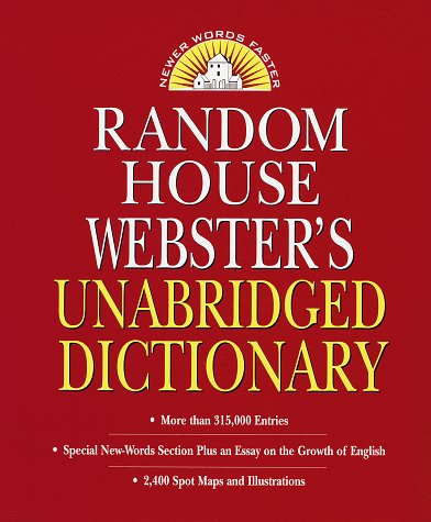 Random House Webster's Unabridged Dictionary