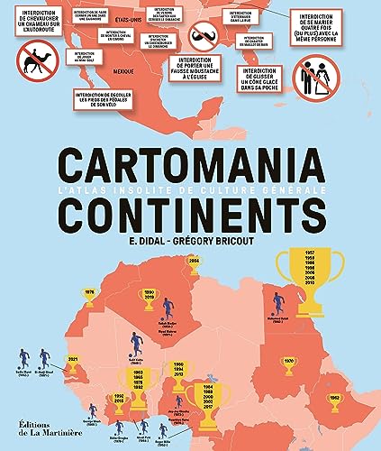 Cartomania Continents: L'atlas insolite de culture générale von MARTINIERE BL