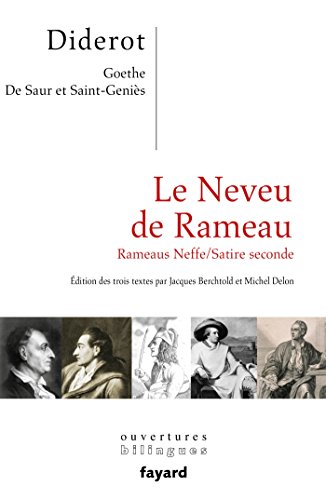 Le neveu de Rameau: Rameaus Neffe/Satire seconde Le neveu de Rameau: Rameaus Neffe/Satire seconde