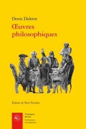 Oeuvres Philosophiques (Litteratures Francophones, Band 429)
