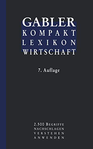 Gabler: Kompakt Lexikon Wirtschaft