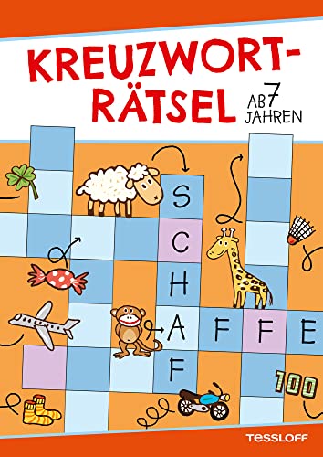 Kreuzworträtsel ab 7 Jahren (Rot/Schaf) (Rätsel, Spaß, Spiele) von Tessloff