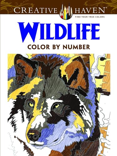 Creative Haven Wildlife Color by Number Coloring Book von Dover Publications