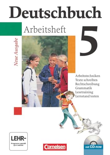 Deutschbuch Gymnasium - Allgemeine bisherige Ausgabe - 5. Schuljahr: Arbeitsheft mit Lösungen und Übungs-CD-ROM Deutschbuch Gymnasium - Allgemeine bisherige Ausgabe - 5. Schuljahr: Arbeitsheft mit Lösungen und Übungs-CD-ROM