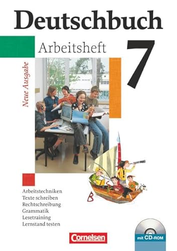 Deutschbuch Gymnasium - Allgemeine bisherige Ausgabe - 7. Schuljahr: Arbeitsheft mit Lösungen und Übungs-CD-ROM