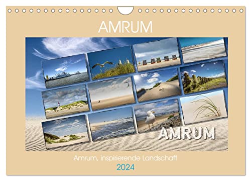 Amrum, inspirierende Landschaft (Wandkalender 2024 DIN A4 quer), CALVENDO Monatskalender von CALVENDO