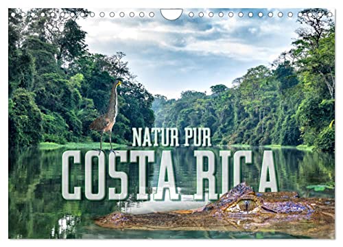 Natur pur, Costa Rica (Wandkalender 2024 DIN A4 quer), CALVENDO Monatskalender von CALVENDO