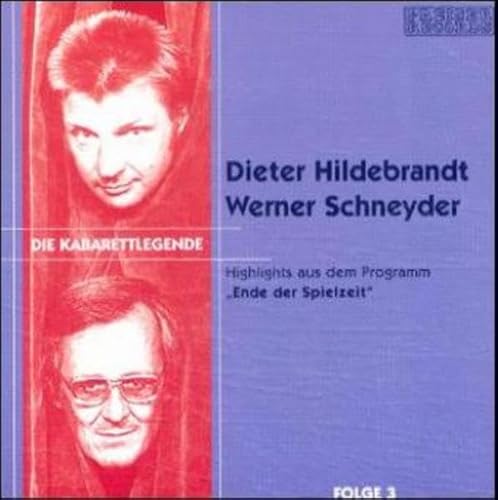 Die Kabarettlegende, 1 Audio-CD Folge 3: Highlights aus den Programmen: 'Ende der Spielzeit'. Aufnahme aus d. TV-Studio d.SFB Berlin. 69 Min. Die Kabarettlegende, 1 Audio-CD Folge 3: Highlights aus den Programmen: 'Ende der Spielzeit'. Aufnahme aus d. TV-Studio d.SFB Berlin. 69 Min.
