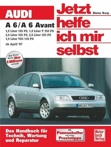 Audi A6: Benziner/Vierzylinder: 1,8 Liter (125 PS), 1,8 Liter T (150 PS). Benziner/Sechszylinder: 2,4 Liter (165 PS), 2,8 Liter (193 PS). ... TDi (110 PS) (Jetzt helfe ich mir selbst)
