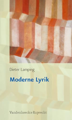 Moderne Lyrik von Vandenhoeck and Ruprecht