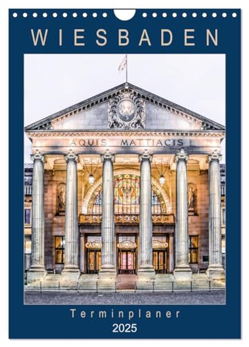 Wiesbaden Terminplaner (Wandkalender 2025 DIN A4 hoch), CALVENDO Monatskalender