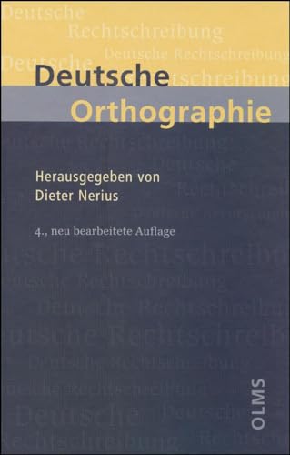 Deutsche Orthographie von Olms Georg AG