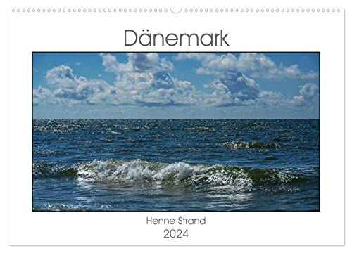 Dänemark - Henne Strand (Wandkalender 2024 DIN A2 quer), CALVENDO Monatskalender
