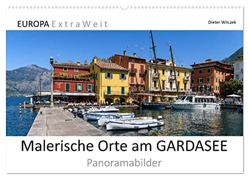 Malerische Orte am GARDASEE - Panoramabilder (Wandkalender 2025 DIN A2 quer), CALVENDO Monatskalender von CALVENDO