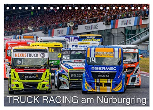 TRUCK RACING am Nürburgring (Tischkalender 2025 DIN A5 quer), CALVENDO Monatskalender von CALVENDO