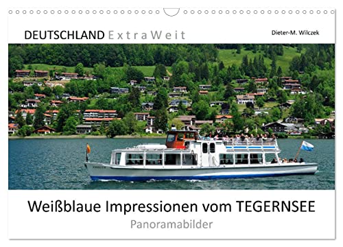 Weißblaue Impressionen vom Tegernsee (Wandkalender 2025 DIN A3 quer), CALVENDO Monatskalender von CALVENDO