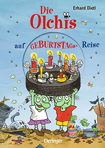 Die Olchis auf Geburtstagsreise: Witziges Kinderbuch mit Rätseln und Spielen inklusive Wackelbild-Cover für Kinder ab 5 Jahren