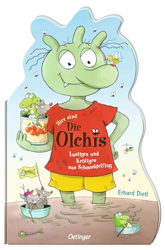 Hier sind die Olchis: Lustiges und Krötiges aus Schmuddelfing. Formgestanztes Bilderbuch über Charaktere der beliebten Reihe für Kinder ab 4 Jahren Hier sind die Olchis: Lustiges und Krötiges aus Schmuddelfing. Formgestanztes Bilderbuch über Charaktere der beliebten Reihe für Kinder ab 4 Jahren von Oetinger