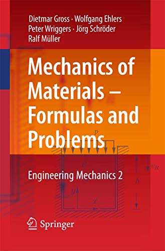 Mechanics of Materials – Formulas and Problems: Engineering Mechanics 2 von Springer