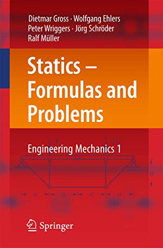 Statics – Formulas and Problems: Engineering Mechanics 1 von Springer
