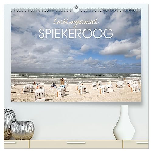 Lieblingsinsel Spiekeroog (hochwertiger Premium Wandkalender 2025 DIN A2 quer), Kunstdruck in Hochglanz von CALVENDO