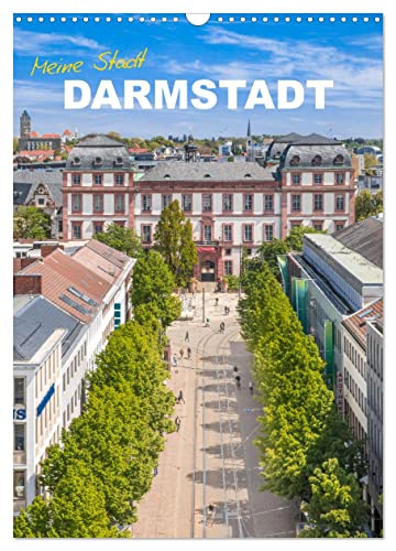 Meine Stadt Darmstadt (Wandkalender 2025 DIN A3 hoch), CALVENDO Monatskalender von CALVENDO