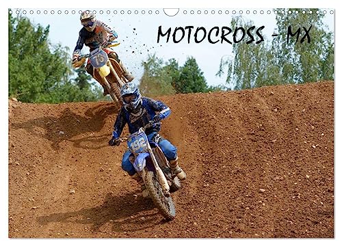 Motocross - MX UK-Version (Wall Calendar 2025 DIN A3 landscape), CALVENDO 12 Month Wall Calendar: Motocross - MX and Freestyle Motocross FMX