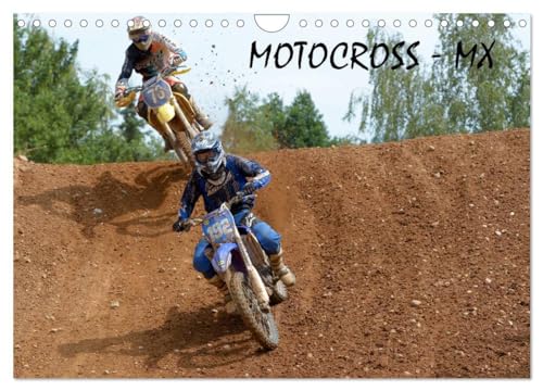 Motocross - MX UK-Version (Wall Calendar 2025 DIN A4 landscape), CALVENDO 12 Month Wall Calendar: Motocross - MX and Freestyle Motocross FMX