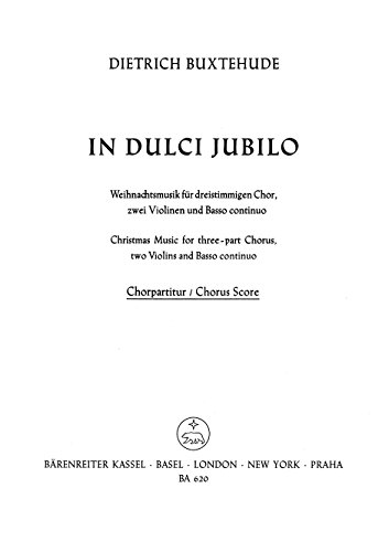 In dulci jubilo: für gem Chor, 2 Violinen und Bc