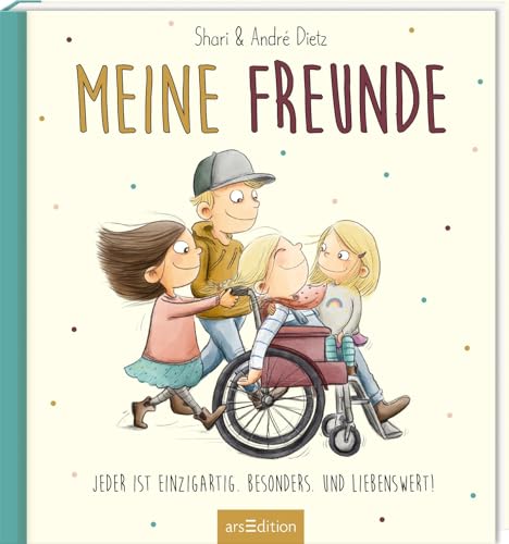 Meine Freunde: Jeder ist einzigartig. Besonders. Und liebenswert! | Inklusives Freundebuch für Kita, Krippe, Kindergarten, für Jungen und Mädchen ab 2 Jahren von arsEdition GmbH