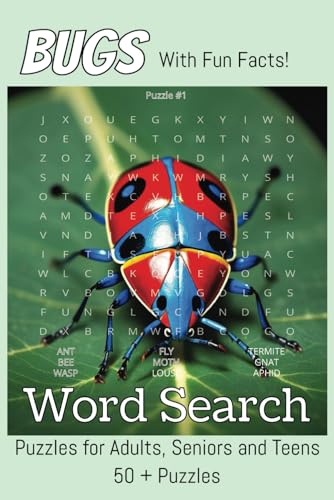 Bugs Word Search with Fun Facts: Insect Word Search Puzzles with Easy to Read Print and Fun Facts About Bugs,, Butterflies, and More | 6x9 inches, 110 ... Gift for Vacations, Holidays and Free Times von Independently published